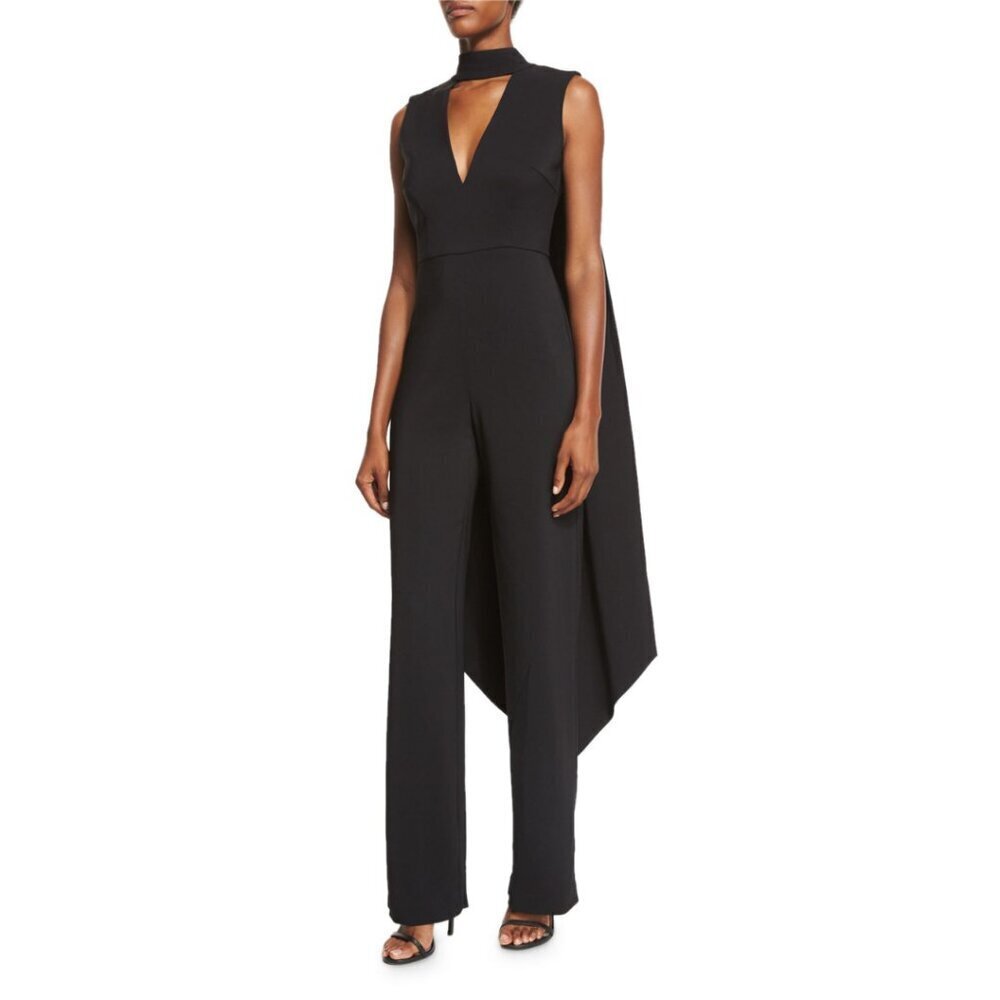 Rachel Gilbert Leandra Black Jumpsuit NWT Size 8